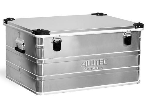 DENIOS Aluminiumbox Industry, mit Stapelecken, 157 Liter Volumen, 254893