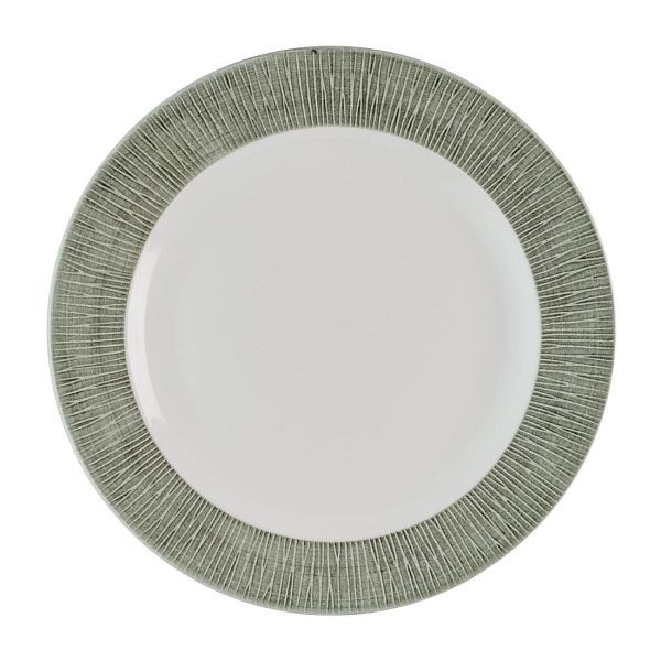 Churchill Bamboo Ceramic Spinwash Alpine Teller mit Fuß, 305 mm, VE: 12 Stück, HR427