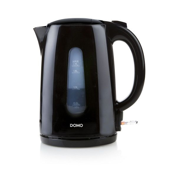 DOMO Wasserkocher 1,7 l, schwarz, DO9194WK, 5411397122070