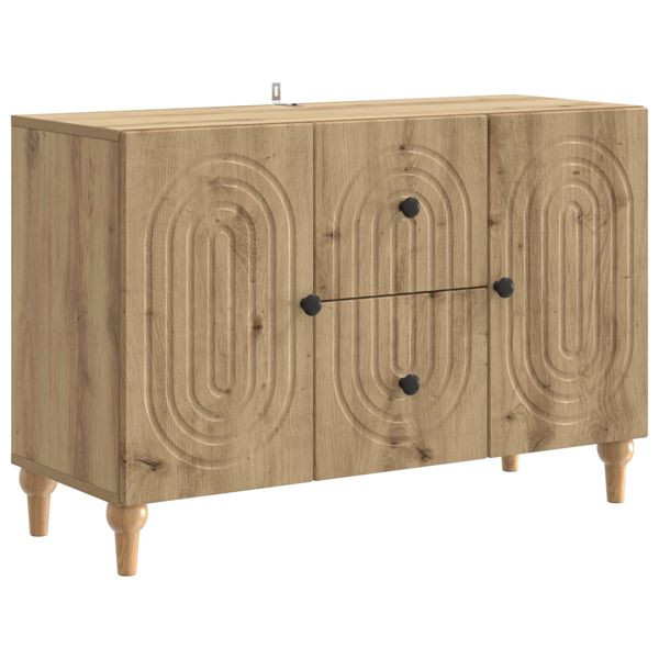 vidaXL TV-Schrank Artisan-Eiche 89 x 34,5 x 60 cm Holzwerkstoff, 894204