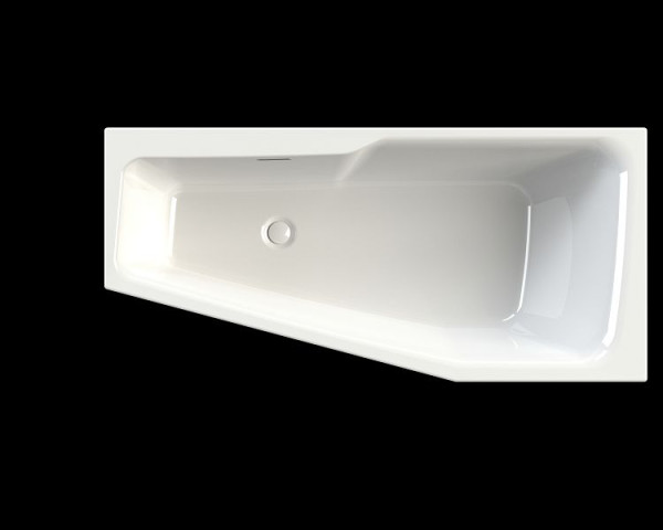RIHO Raumspar-Badewanne, Rethink Space 170x90 cm, M weiß Links, B114001005