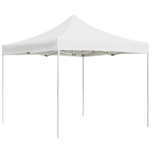 vidaXL Profi-Partyzelt Faltbar Aluminium 3x3 m Weiß, 45485