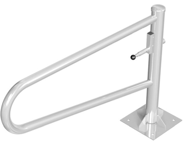 Schake Drehbare Gatterschranke, für Dübel Befestigung, feuerverzinkt, Gesamtbreite: 1500 mm, für Vorhangschloss, 413_151VP