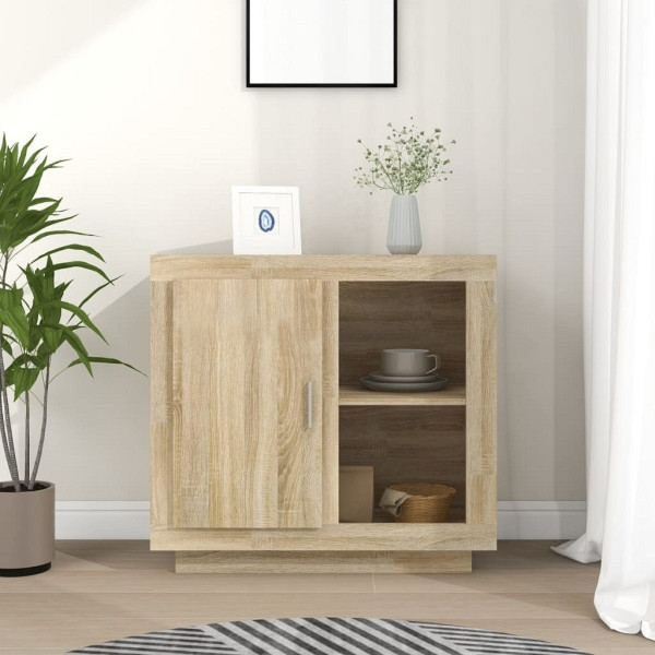 vidaXL Sideboard Sonoma-Eiche 80x40x75 cm, 811829, 8720286966327