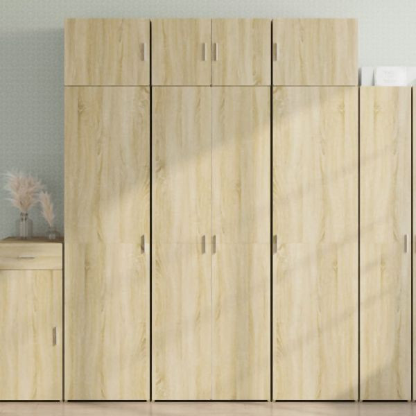vidaXL Hochschrank Sonoma-Eiche 70x42,5x225 cm Holzwerkstoff, 3281324