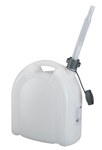 Rapid Robuster 15 Liter Kunststoffkanister aus HDPE, lebensmittelecht, nicht eichfähig, transparent, Auslaufrohr, 24 218