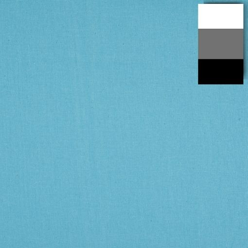 Walimex Stoffhintergrund 2,85x6m, türkisblau, 1019511