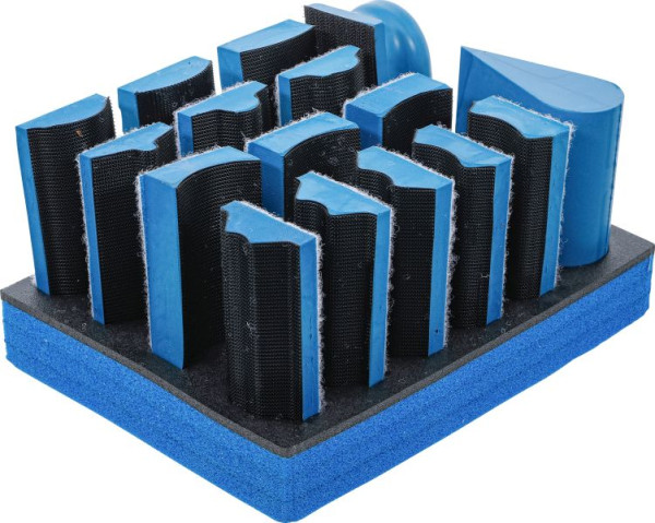 BGS Klett-Schleifblock-Satz, 16-teilig, 74365, 4048769082574