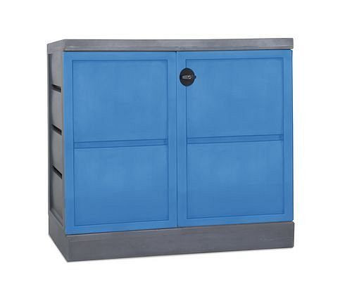 DENSORB Station L, stationär, mit 2-flügeliger Tür, inkl. Notfall-Set SPEZIAL, 222456