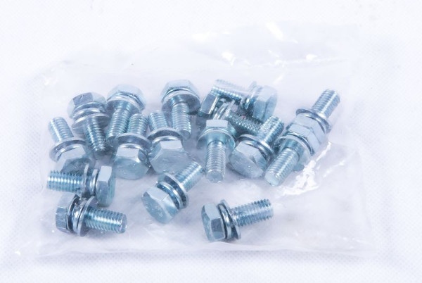 KS Tools M8 Schraube mit Unterlegscheibe 16 Stück, 826.0007-R007P