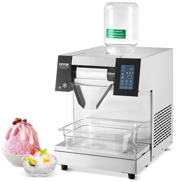 VEVOR Kommerzielle Schneeflocken-Eismaschine, 260kg/24h Eis Rasierer Edelstahl, FLXNBJFLCMYJP3952V2