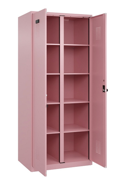 C+P Wäsche-Spind Evolo PLUS, 2 Abteile, 1850x800x500mm, 3015/3015, Verschluss Drehriegel, 049002-22B S10024