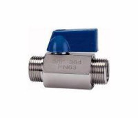 Produktbild von Riegler Mini-Kugelhahn Edelstahl, 2 x Außengewinde, 103496 Riegler Mini-Kugelhahn Edelstahl, 2 x Außengewinde, 103496