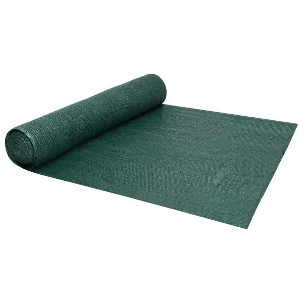 vidaXL Zaunblende Grün 1,8x25 m HDPE 195 g/m², Material: 100% HDPE (hochdichtes Polyethylen), 149417