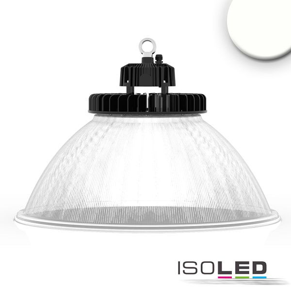 ISOLED LED Hallenleuchte FL 200W, PC-Reflektor, 70°, IP65, 1-10V dimmbar, neutralweiß, 113451