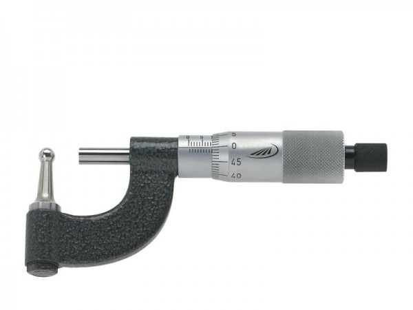 HELIOS PREISSER Bügelmessschraube, für Rohrwandungen, Messbereich 0 - 15 mm, 824302