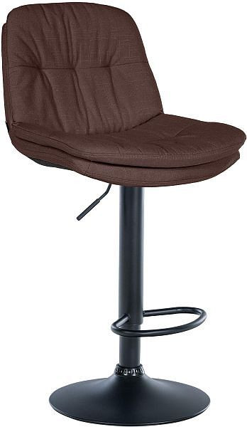 CLP Barhocker Laurel Stoff schwarz, braun, 323937, 4255716316587