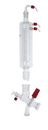 IKA Vertikal-Intensivkühler mit Verteilerstück und Absperrventil für die Rückflussdestillation, 0003744000