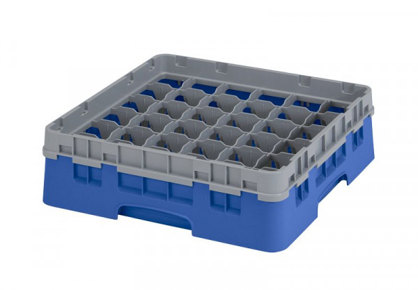 Cambro Spülkorb mit 36 Fächer Camrack® 9,2 cm Blau, 36S318168