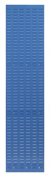 ADB Schlitzplatte, senkrechte Kiemenschlitzung, L456xB1975 mm, Farbe blau, RAL 5012, 23279