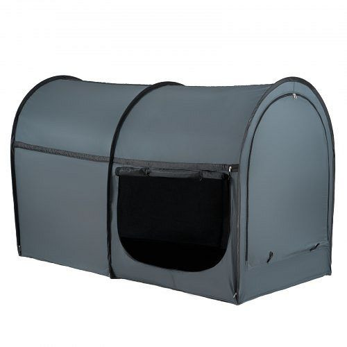 VEVOR Bettzelt Betthimmel Schlafzelt Traumzelt 4 Türen Atmungsaktiv 190x99x119cm, SUXCSZPSMLLM7P2PXV0