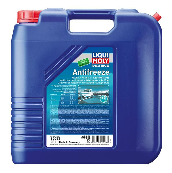LIQUI MOLY Wirkstoffkombination Marine Antifreeze, Kanister Kunststoff, VE: 20 Liter, 25083