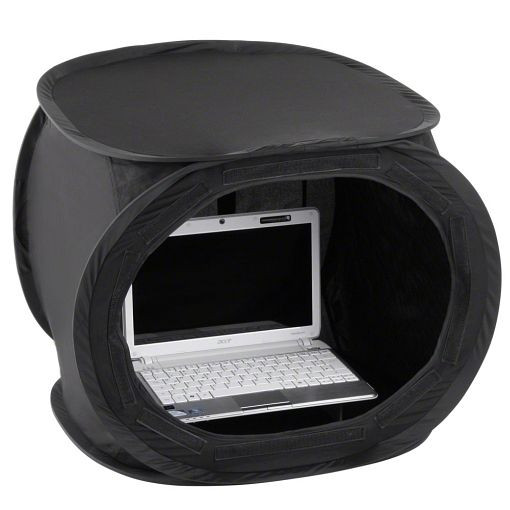 Walimex Pop-Up Laptop-Zelt 50x50x50cm super black, 1017344