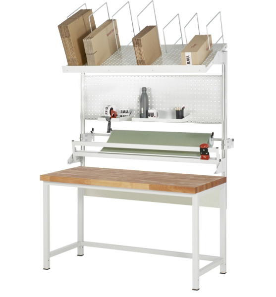 RAU Packtisch Komplettset 05, WB-8000, B1500 x T700, B-Platte, 03-8000-1-157B4H-VP05.12