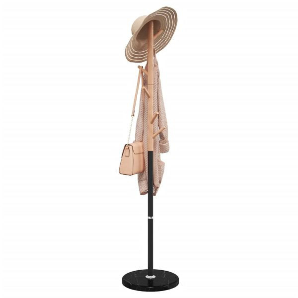 vidaXL Garderobenständer Schwarz 172 cm Pulverbeschichtetes Eisen, 377087