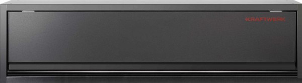 Kraftwerk MOBILIO BLACK EDITION Oberschrank breit, mit Klappe und Gasfederung Schwarz, 3964-01-W-BLK