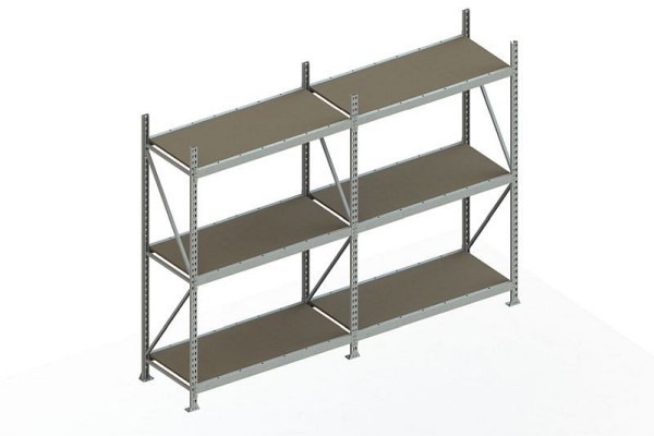 Meta MINI-RACK Regal 2200x3758x650 mm, verzinkt, Bodenanzahl: 6, 20077405