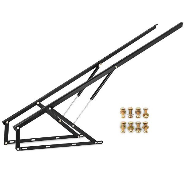 VEVOR 60" Bett Lift Hydraulic Mechanism Kits Bett Pneumatisches Hebeset Lagerung mit Gasfedernz Lagerung für unter Box, CYSJQB15000000001V0