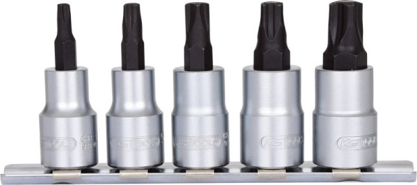 KS Tools 3/8" Bit-Stecknuss-Satz für MTS MORTORq®-Schrauben, 5-teilig, 911.4010