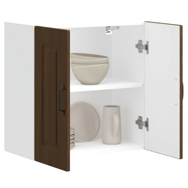 vidaXL Küchen-Hängeschrank Kalmar Braun Eichen-Optik Holzwerkstoff, 853584