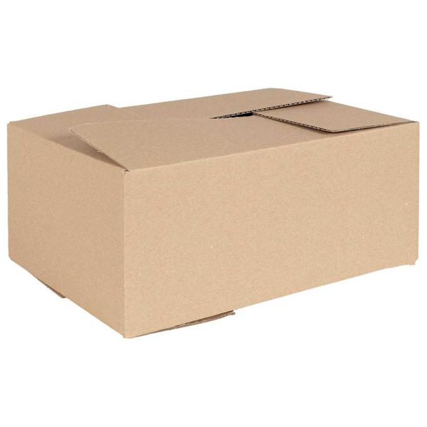 vidaXL Faltbox mit Speicher 50 pcs Natur 35 x 24 x 15 cm Karton, 4106569