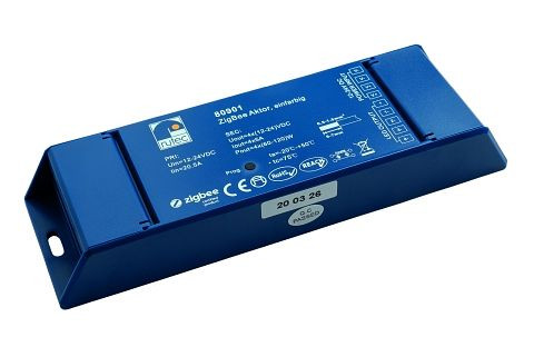 rutec Zigbee Aktor 240W/12V 480W/24V einfarbig für VARDAflex 4x1 Kanal, 80901