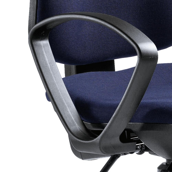 Deskin Armlehnen feste Höhe, Auflagenbreite 50 mm, Polyamid, Farbe schwarz, 215075