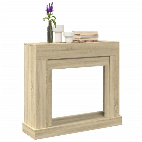 vidaXL Kaminumrandung Sonoma-Eiche 100x30x87,5 cm Holzwerkstoff, 854564