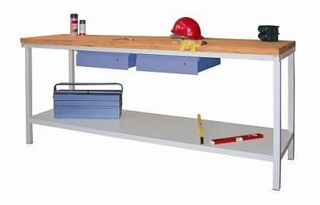 Pavoy Werkbank 2000, 1 Boden + 2 Schubladen, 58583-200-000-910905