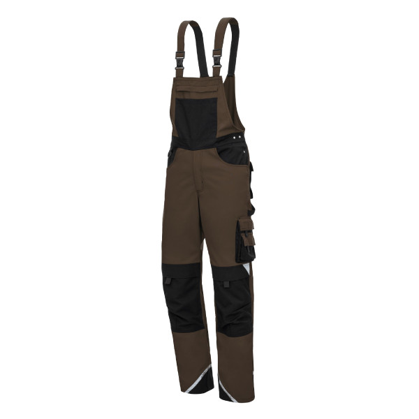 NITRAS MOTION TEX PLUS, Latzhose, Größe: 26, Farbe: braun, VE: 10 Stück, 7627-26