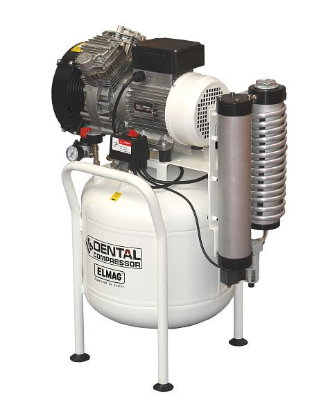 ELMAG Dentalkompressor 480/8/50W - stehend, EXTREME 4D 50L 2, 50CV, inklusive Adsorptionstrockner, 21119