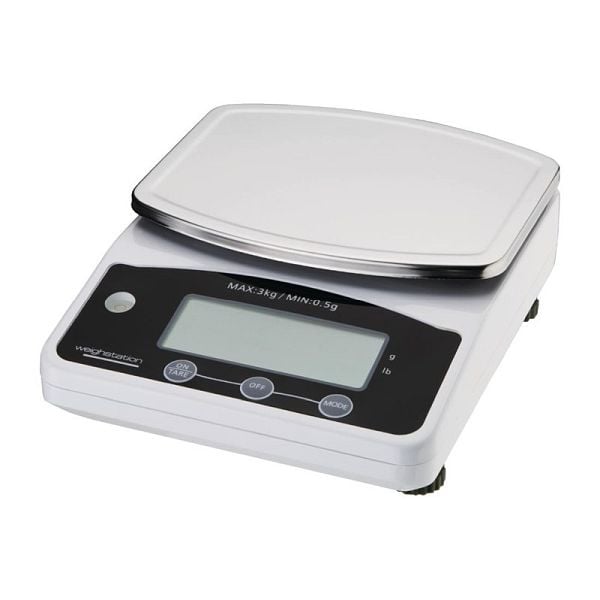 Weighstation digitale Waage 3kg, abnehmbare Waagschale für eine einfache Reinigung, F201