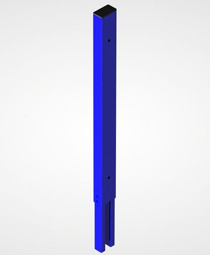 TTS Trennwandsystem 9200, Anfangs- End- Aufsatzpfosten, ultramarinblau, 285241