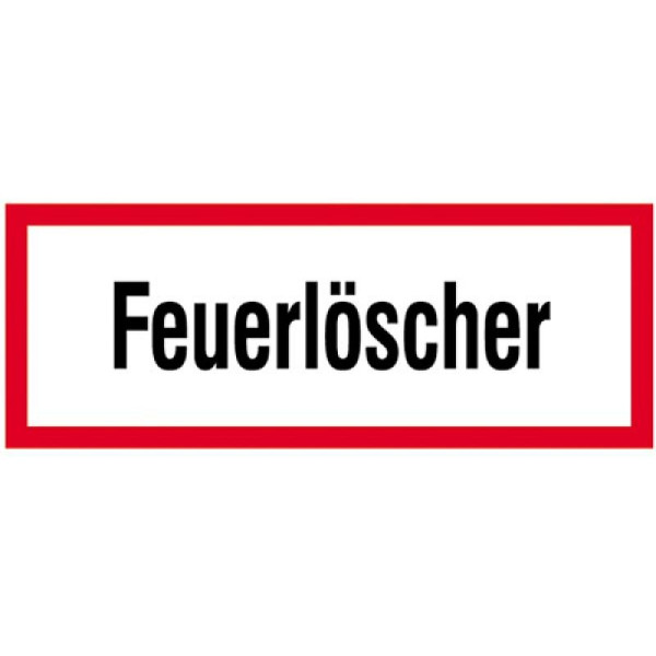 Stein HGS Hinweisschild, Feuerlöscher, Folie,selbstklebend, 21.2865