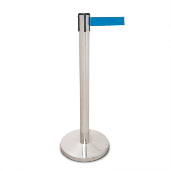 STEIN HGS MORION Gurtständer, aus poliertem Edelstahl, blau, 76418.0001