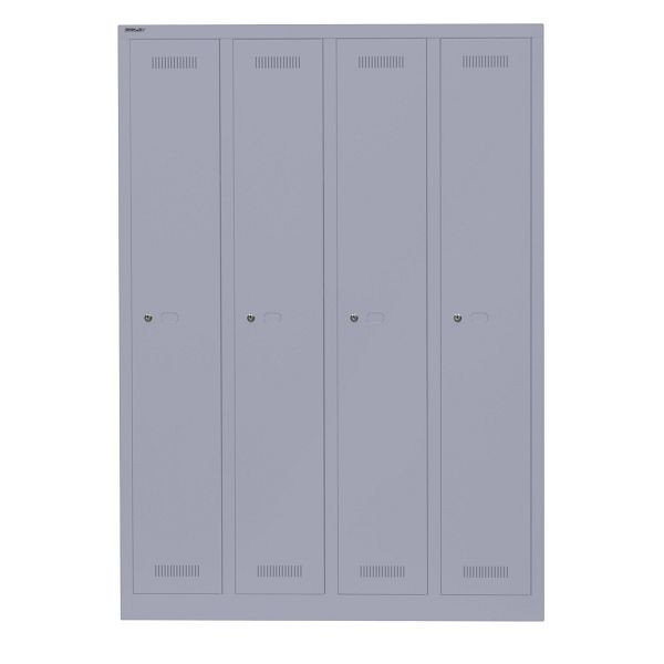 Bisley Garderobenschrank Monobloc™, 4 Abteile je 1 Fach, 656 lilac, ML11Q1656