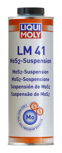 LIQUI MOLY MoS2-Festschmierstoffsuspension LM 41 MoS2-Suspension, Dose Blech, VE: 1 Liter, 4051