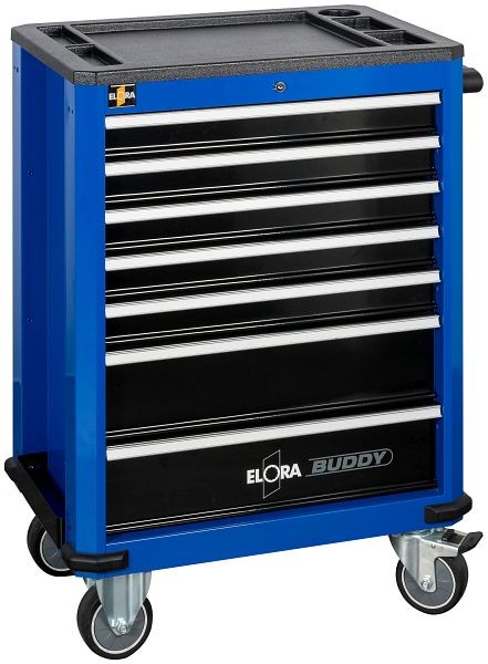 ELORA Werkzeugwagen Buddy, blau, leer, 1210-L7B, 1210000026000