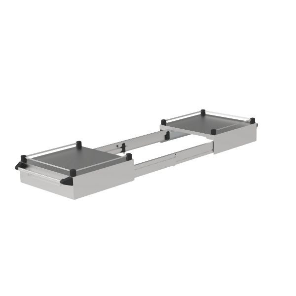 Rieber Schiebedeckel ausziehbar - STW 3, 1250 x 650 mm, 88132070
