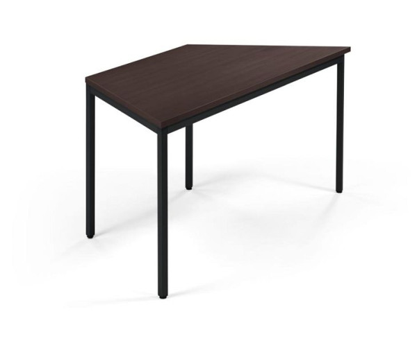 Deskin Konferenztisch PROFI MODUL, Platte Anthrazit, Gestell Schwarz RAL 9005, B 1600/800 x T 690 x H 728 mm, 359456